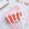 Cute and fresh cartoon cat paw gel pen, student office black ballpoint pen, signature pen stationery Item Picture